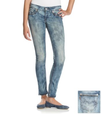 Levi's® Juniors' Demi Curve ID Studded Skinny Jeans