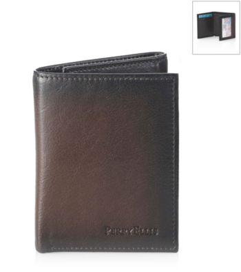 UPC 084971866292 product image for Perry Ellis Portfolio Men's Brown Michigan Slim Trifold Wallet Men's | upcitemdb.com