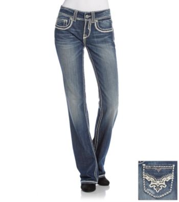 Studio 5® Regency Studded Boot Jean