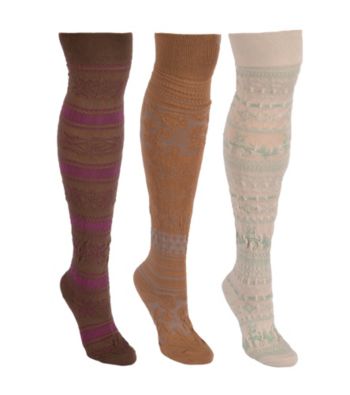 MUK LUKS® 3-pk. Microfiber Socks - Fun