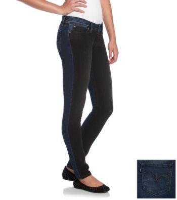 Levi's® Juniors' Demi Curve ID Colorblock Skinny Jeans