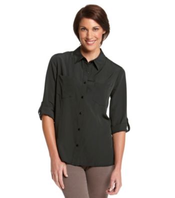 Notations® Solid Button-Down Utility Shirt