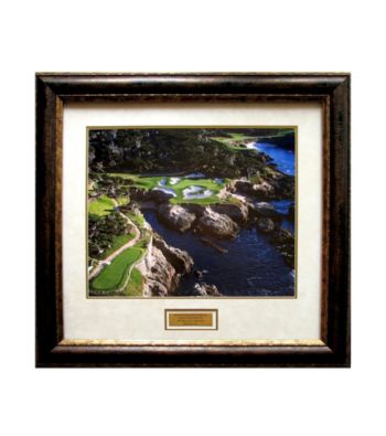 CGI Sports Memories Cypress Pt. 15th Hole/ Antique Bronze/Gold Frame/Marble and Gold Mat