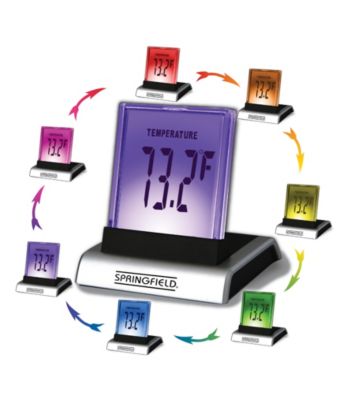 Springfield® Color-Changing Desktop Digital Clock