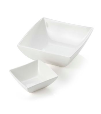 Maxwell & Williams White Basics East Meets West Square Bowls