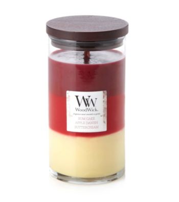 WoodWick® Rum Cake/Apple Danish/Buttercream Layered Jar Candle by Virginia Candle Company™
