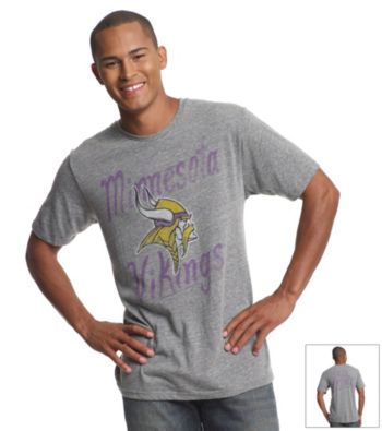 Junk Food® Men's Steel Grey Vikings Gameday Tee