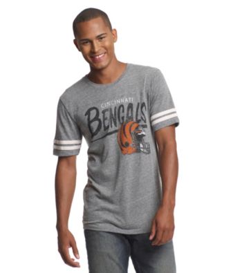 Junk Food® Men's Steel Grey Bengals Throwback Tee