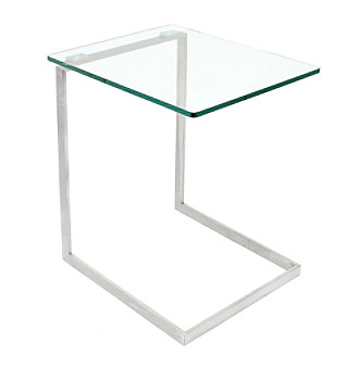 Lumisource&reg; Zenn Glass End Table