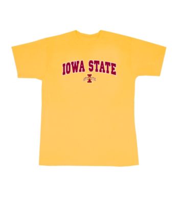 J. America® Men's Gold Iowa State Arch Logo Tee
