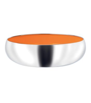 Royal Doulton® Pop in for Drinks Stainless Steel and Orange Enamel Bowl