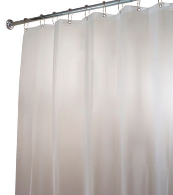 InterDesign® Clear Frost EVA Shower Stall Curtain Liner