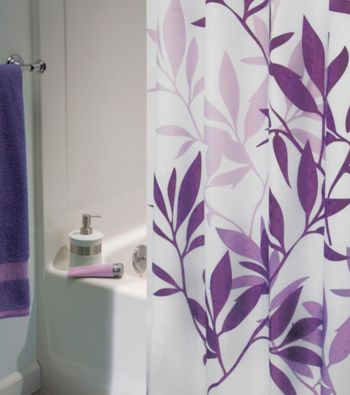 InterDesign® Leaves Shower Curtain