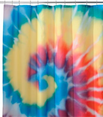 InterDesign® Bright Tie Dye Shower Curtain