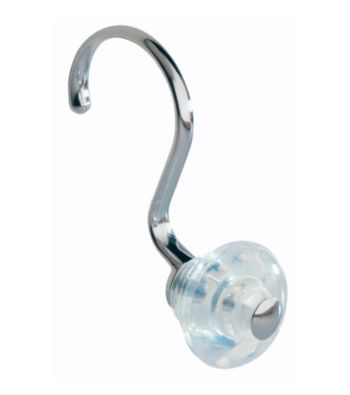InterDesign® Clear York Glass Shower Hooks