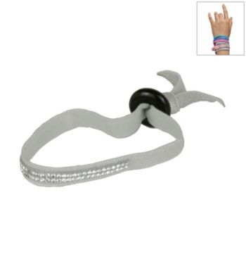 PAJ® Silver Band Crystal Bracelet