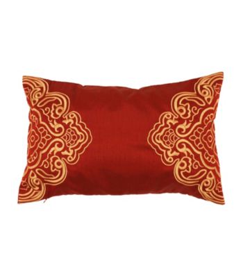 Surya Red and Gold SheenDecorative Pillow