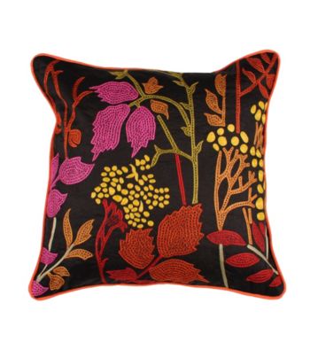 Surya Dark Chocolate Autumn Decorative Pillow
