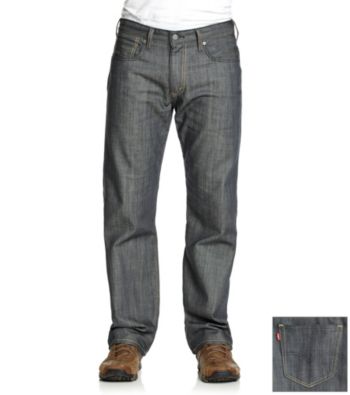 Levi's® Men's Light Gray Rigid 569 Loose Straight Fit Jean