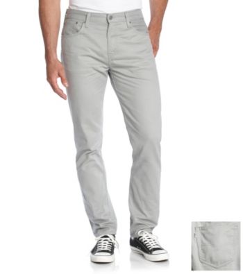 Levi's® Men's Gray 508 Twill Regular Taper Pants