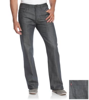 Levi's® Men's Light Gray 569 Styled Loose Straight Fit Jean