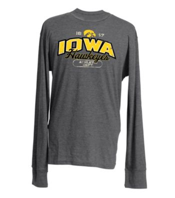 J. America® Men's Charcoal Vintage Iowa Team Graphic Top