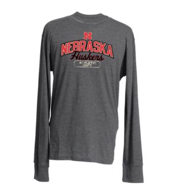 J. America® Men's Charcoal Vintage Nebraska Team Graphic Tee