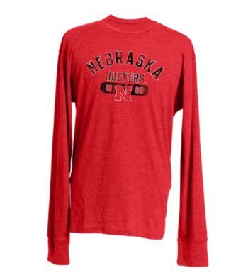J. America® Men's Red Vintage Nebraska Graphic Team Tee