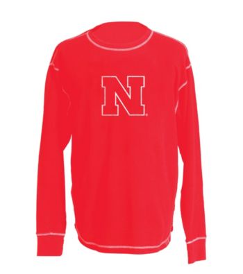 J. America® Men's Red Vintage Nebraska Team Thermal
