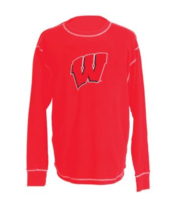 J. America® Men's Red Vintage Wisconsin Team Thermal