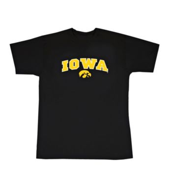 J. America® Men's Black Iowa Arch Logo Tee