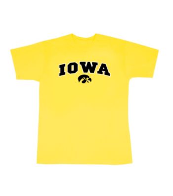 J. America® Men's Yellow Iowa Arch Logo Tee