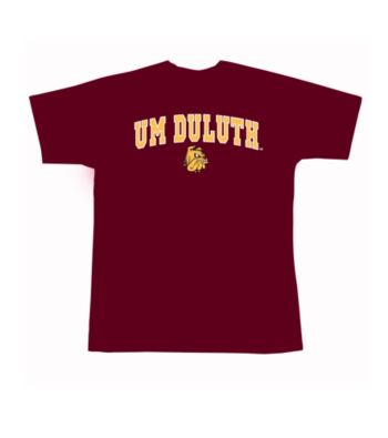 J. America® Men's Maroon University of Minnesota Duluth Arch Logo Tee