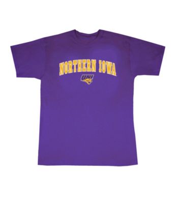 J. America® Men's Purple Northern Iowa Arch Logo Tee