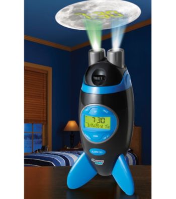 Discovery Kids® Projection Rocket Clock