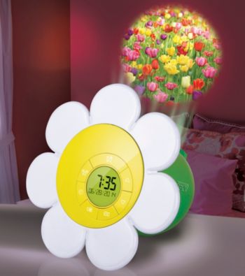 Discovery Kids® Projection Daisy Bloom Clock