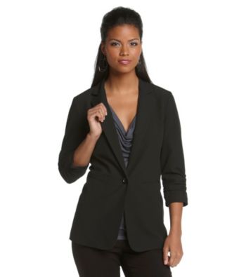 MICHAEL Michael Kors Shirred Boyfriend Jacket