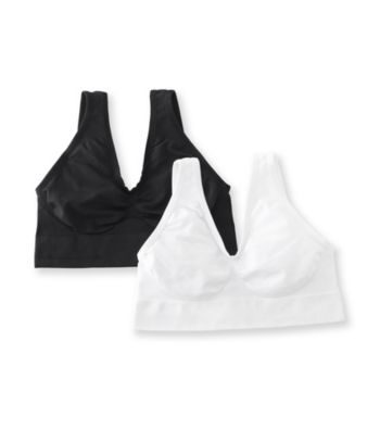Barelythere® White/Black Custom Flex Fit Get Cozy 2 Pack Bras