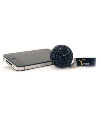 Infinite International, Inc. Rhinestone Black Ball Keychain Speaker