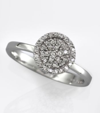 Effy® 14K White Gold Diamond Ring