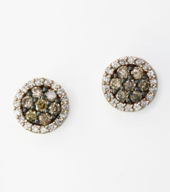 Effy® 14K Rose Gold Diamond Earrings