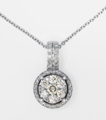 Effy® 14K White Gold Diamond Necklace