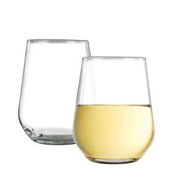 LivingQuarters 4-pc. Stemless Wine Glass Set