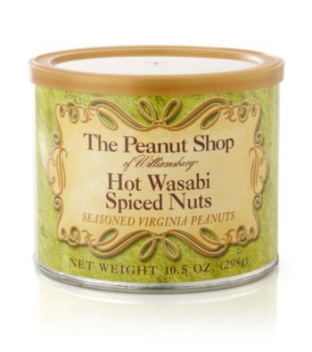 The Peanut Shop of Williamsburg Hot Wasabi Spiced Nuts