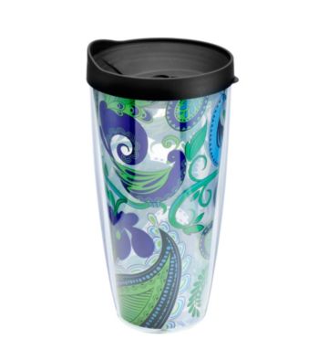 Design for Living™ Blue Paisley Sliding Tumbler