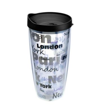 Design for Living™ Black Destinations Sliding Tumbler