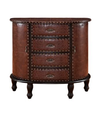 Powell® Expedition Chestnut Demilune Console
