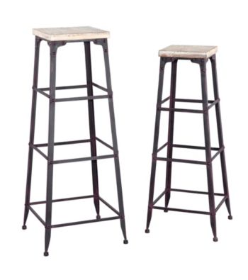 Powell® Driftwood Large and Medium Plant Stands