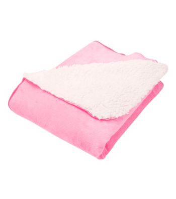 Trend Lab Pink and Cream Receiving Blanket