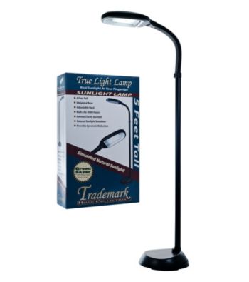 Trademark Home Collection Deluxe Sunlight Black Floor Lamp